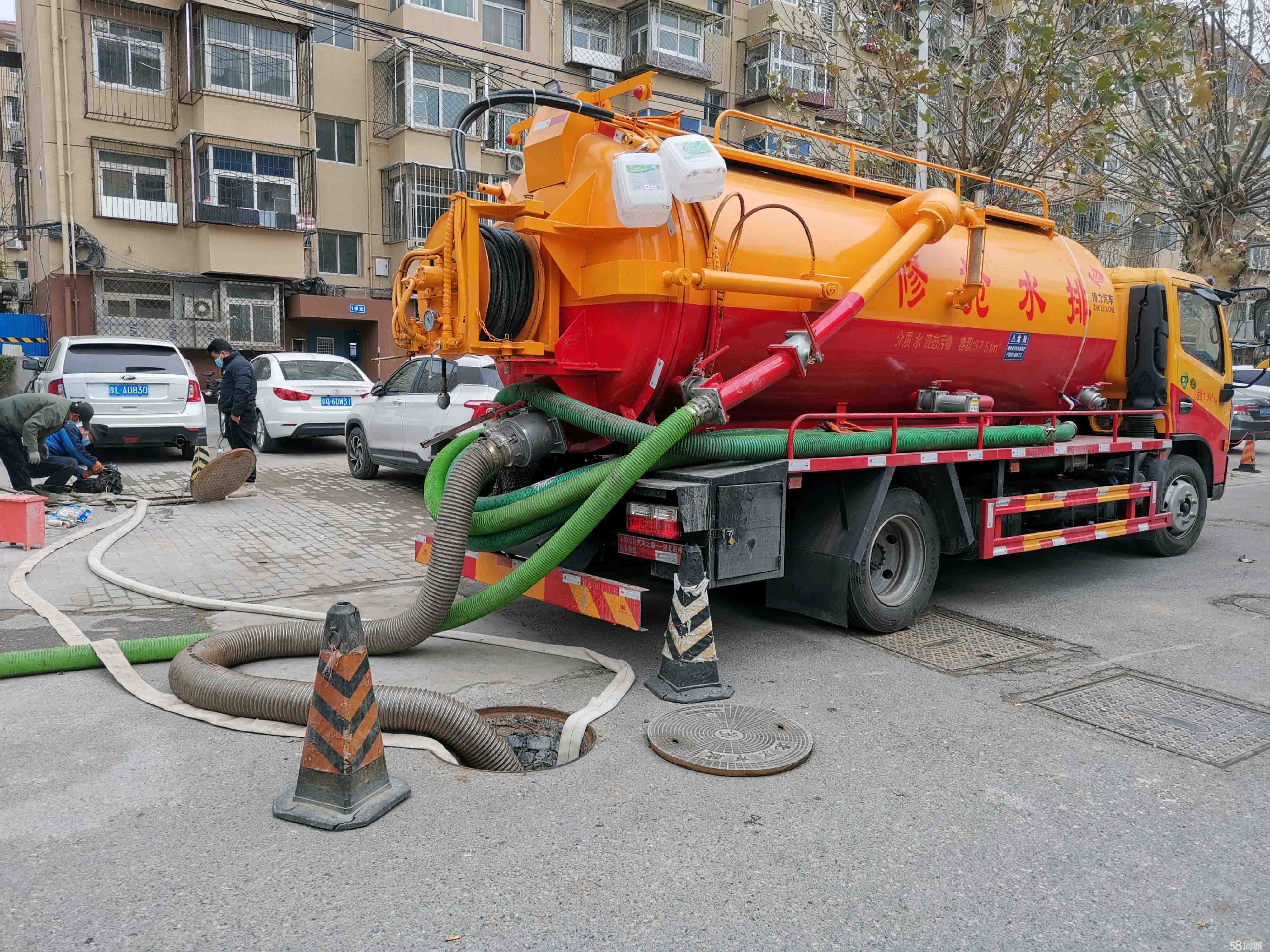 沙坡头抽粪吸污
